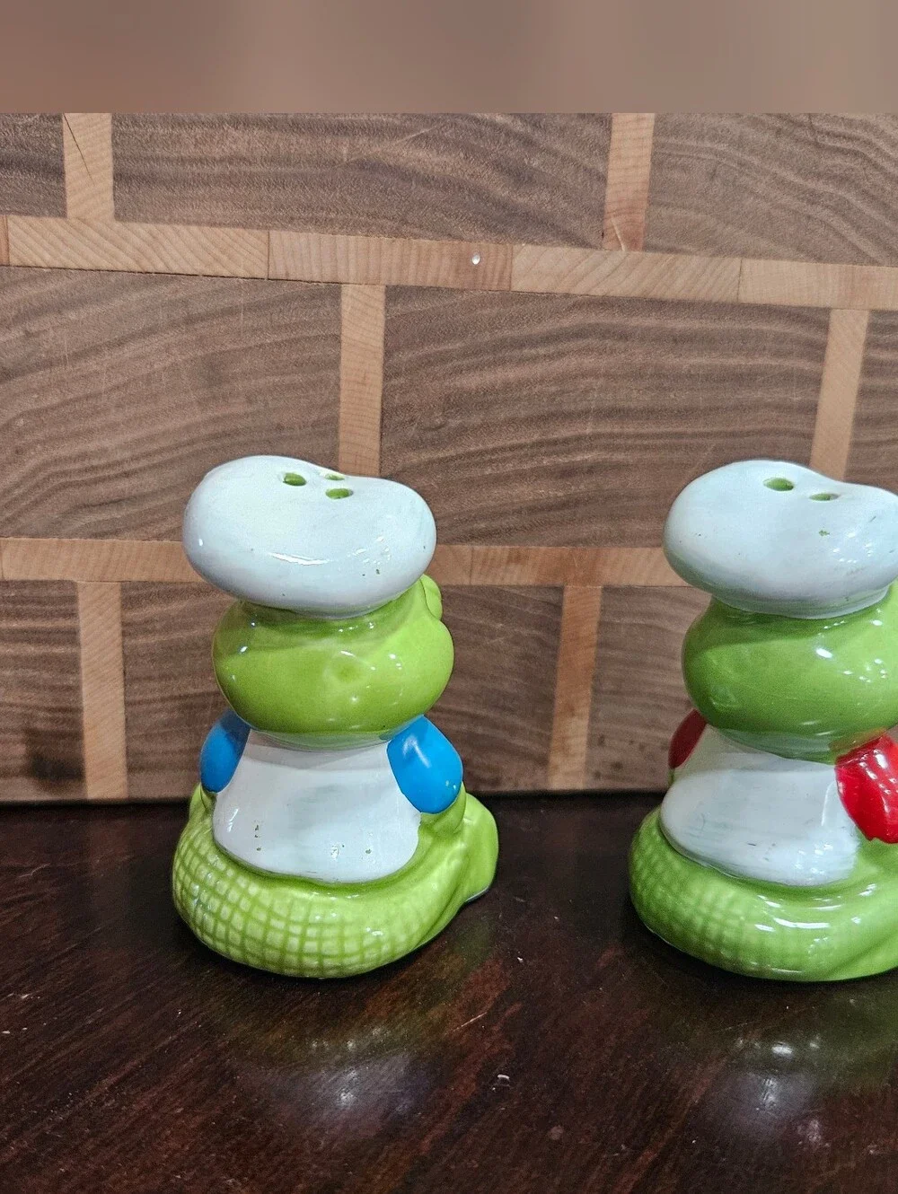 Alligator Chef Salt And Pepper Shakers